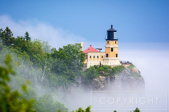 Fog Approaching Lighthouse