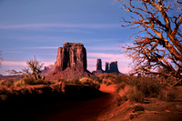 Sunset on Merrick Point, Monument Valley, AZ