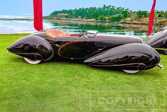 '38 Delahaye 135M at Pebble