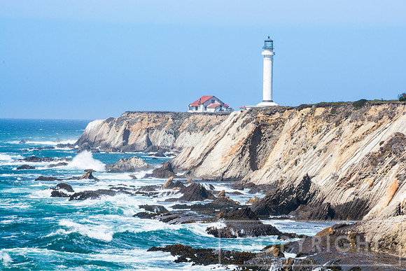 Lighthouse Above the Surf