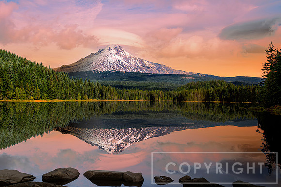 Mount Hood Reflection at Dawn