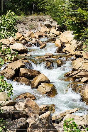 Chalk Creek near St, Elmo, CO